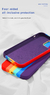 Capa de silicone arco-íris para iPhone do 7 ao 14 PRO MAX