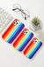 Imagem do Capa de silicone arco-íris para iPhone do 7 ao 14 PRO MAX