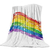 Cobertor De Flanela Orgulho Colorido Rainbow - loja online