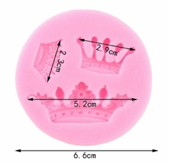 Molde silicona coronas x 3 chicas - comprar online