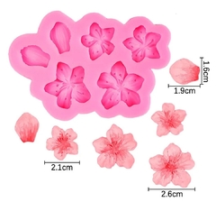 Molde silicona flor tropical y petalos x 6 - comprar online