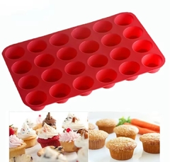 Molde silicona mini muffins x 24 - Nonnalucia