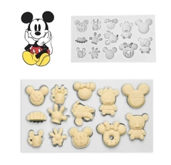 Molde de silicona Mickey x 13