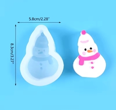 Molde silicona muñeco de nieve - tienda online