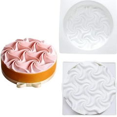 Molde mini torta espiral blanco en internet