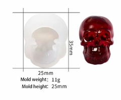 Molde calavera chica 3d - comprar online