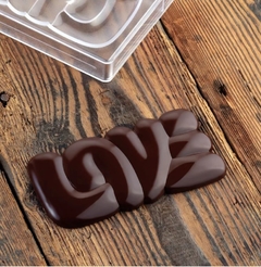 Molde tableta chocolate Love