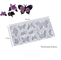 Molde silicona mariposas x 11 - comprar online