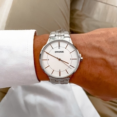 Reloj Metal - Stone 1087 white - comprar online