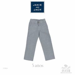 Pantalón líneas azul y blanco 5 años Janie and Jack