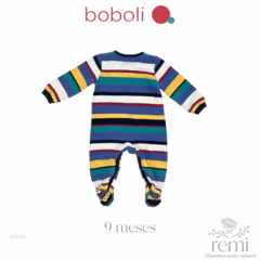 Mameluco líneas colores 9 meses Boboli - comprar en línea