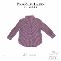 Camisa cuadritos azules y rojos 24 meses Polo Ralph Lauren - comprar en línea