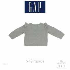 Suéter gris con conejito 6-12 meses Baby Gap - comprar en línea
