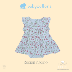 Vestido estampado fresas Recién nacido Baby Cottons