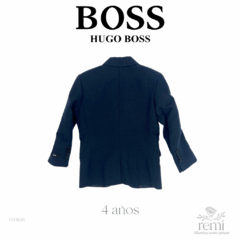 Saco azul marino lino 4 años (102 cm) Hugo Boss - comprar en línea