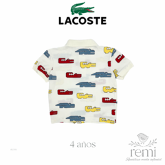 Polo blanca cocodrilos 4 años Lacoste - comprar en línea