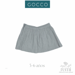 Falda cuadros blancos y grises 5-6 años Gocco - comprar en línea