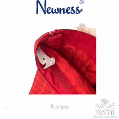 Conjunto 2 piezas blusa blanca y short rojo 8 años Newness - REMI