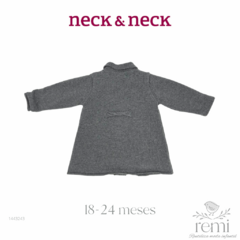 Abrigo gris con interior "Fleece" 18-24 meses Neck & Neck en internet