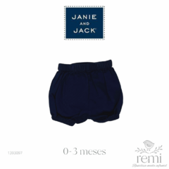 Pololo azul marino con botones blancos 0-3 meses Janie and Jack - comprar en línea