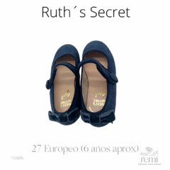 Merceditas de ante azul marino 27 Europeo (6 años aprox) Ruth´s Secret en internet