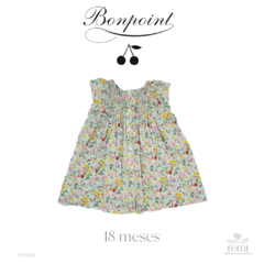 Vestido de flores de colores con smock 18 meses Bonpoint - comprar en línea