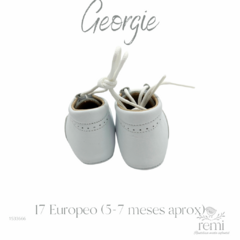 Zapato suave bebé blanco con agujeta 17 Europeo (11 Mex) Georgie - comprar en línea