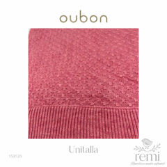 Cobija tejida rosa Unitalla Oubon - comprar en línea