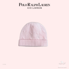 Gorrito rosa cashmere 0-3 meses Polo Ralph Lauren