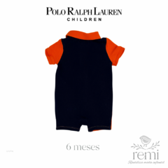 Mono naranja y azul marino 6 meses Polo Ralph Lauren - comprar en línea