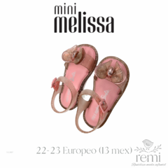 Sandalias rosas con brillantina colección Barbie 22-23 Europeo (7 USA/13 Mex) Mini Melissa en internet