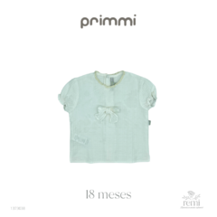 Camisa blanca con moño 18 meses Primmi