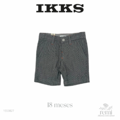Conjunto camisa lino blanca y short líneas negras y blancas 18 meses IKKS + Nanos - comprar en línea