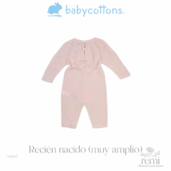 Conjunto de punto rosa mameluco con jersey NB (muy amplio) Baby Cottons en internet