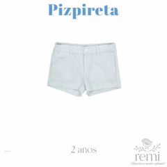 Short blanco de pique 2 años Pizpireta