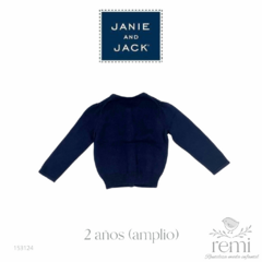 Suéter azul con moños verdes 2 años (amplio) Janie and Jack - comprar en línea