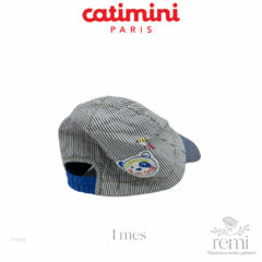 Conjunto short y gorra de rayas 1 mes Catimini - comprar en línea