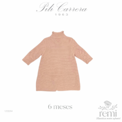 Abrigo largo de punto rosa 6 meses Pili Carrera - comprar en línea