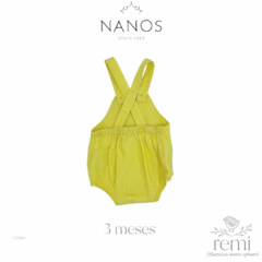 Conjunto 2 piezas ranita amarilla y camisa con puntitos 3 meses Nanos y Bonpoint en internet