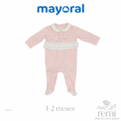 Mameluco rosa con cupcakes 1-2 meses Mayoral