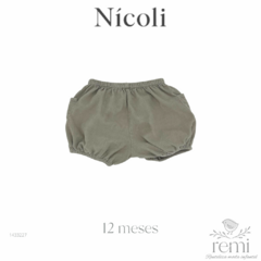 Pololo de pana gris claro 12 meses Nícoli - comprar en línea