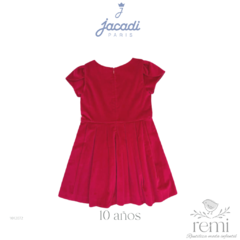 Vestido rojo terciopelo 10 años Jacadi - comprar en línea