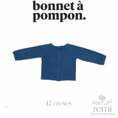 Sudadera azul con pelícano 12 meses Bonnet a Pompon - comprar en línea