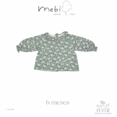 Conjunto 2 piezas vestido de punto color vino con blusa cisnes 6 meses Mebi Roots en internet