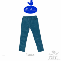 Set de 2 pantalones de pana color vino y azul 3 años Patricia Mendiluce - tienda en línea