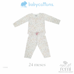 Pijama animales pima cotton 24 meses Baby Cottons