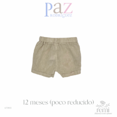 Short de lino beige 12 meses (reducido) Paz Rodríguez - comprar en línea