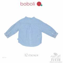 Camisa azul 12 meses Boboli - comprar en línea