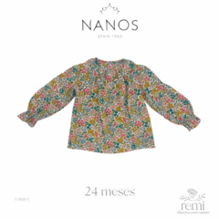 Blusa estampada flores 24 meses Nanos