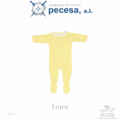 Pelele de punto amarillo 1 mes Pecesa Baby - comprar en línea